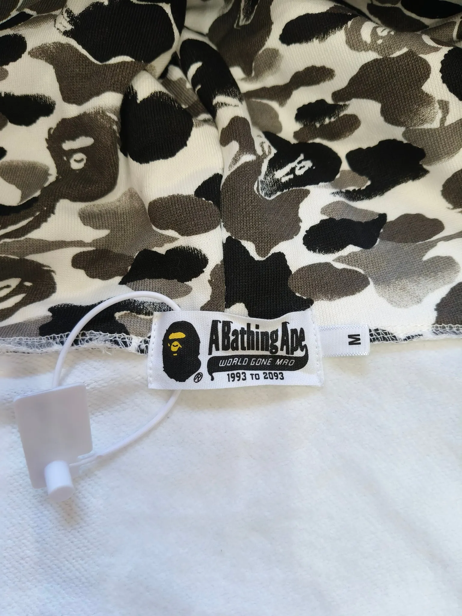 XX 089 Bape's 10th Anniversary Xintiandi Reopening Limited Ink Camouflage Shark, Detailed Processing, Customized Fabric, Couple Style: S—XXL [Ink Gray]